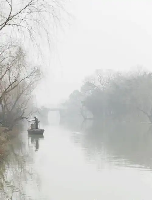 烟雨朦胧瘦西湖