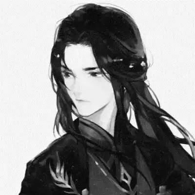 侠客头像男生古风黑白图片