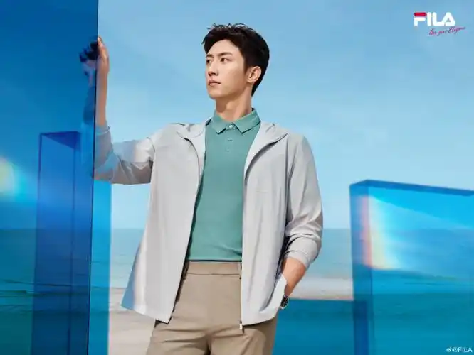 fila时尚运动代言人黄景瑜##fila精致商务