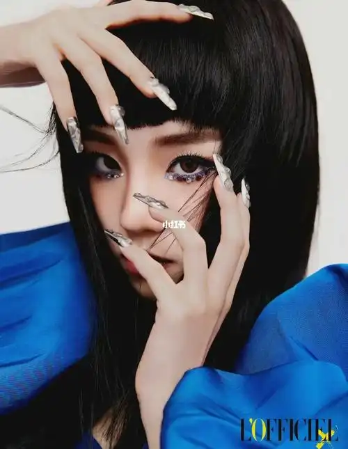 女明星美甲宋雨琦妹妹的美甲太酷啦