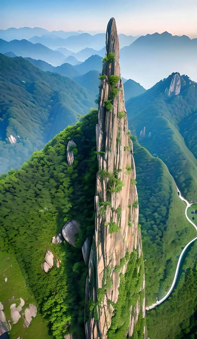 黄山的山峰,巍峨耸立,气势磅礴.它们或如利剑直插云 - 抖音