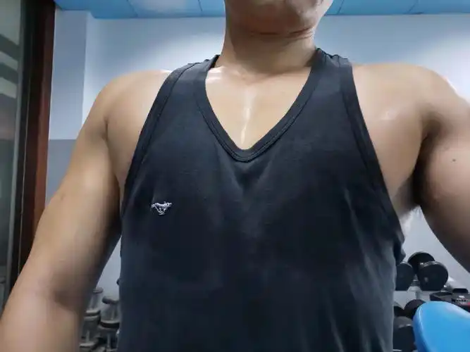 下午史密斯卧推上中下,加双杠撑蝴蝶机夹胸,手臂腹肌跳绳收尾!