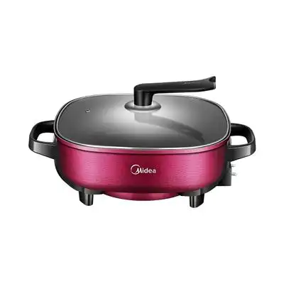 midea/美的mc-lhn30d电火锅多功能家用不粘平底电锅炒菜煎烤促销