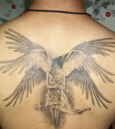 六翼天使纹身_六翼天使纹身图案_纹身六翼天使图片大全 - 纹身秀