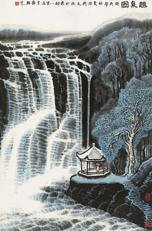 曾为中央美院国画系山水画室主任教授张凭山水作品欣赏