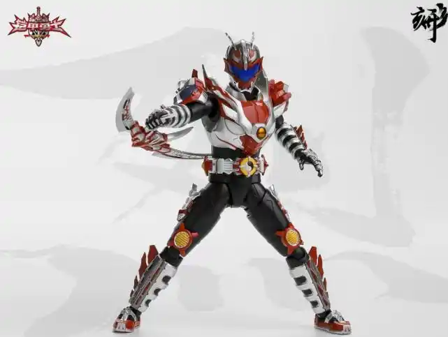 铠甲勇士炎龙侠可动手办完成品官图公开 武器配件做得太小了_腾讯新闻