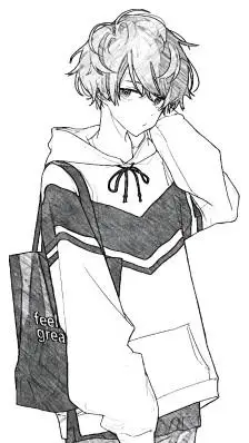 冷漠天涯 #动漫绘稿# 动漫 二次元 情侣 少女心 p站 动画线稿 简笔画