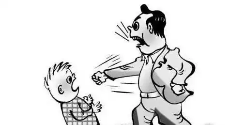 爸爸生气怒火简笔画