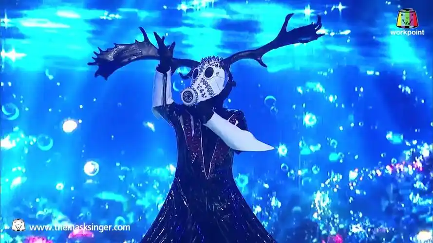 【泰国蒙面歌王2】 驼鹿面具(女歌手lula)演唱《小美人鱼》插曲《part