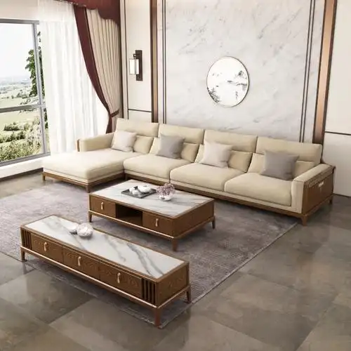 大气内敛轻奢时尚北美白蜡木沙发