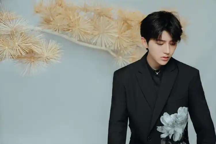 蔡徐坤国风西装写真图片