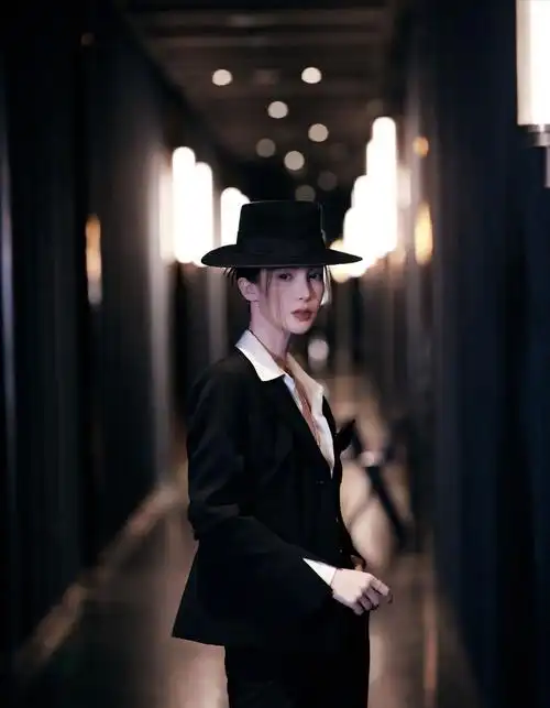 金晨解锁西装新穿法,内搭衬衫只系一只扣子,不好好穿衣服也个性