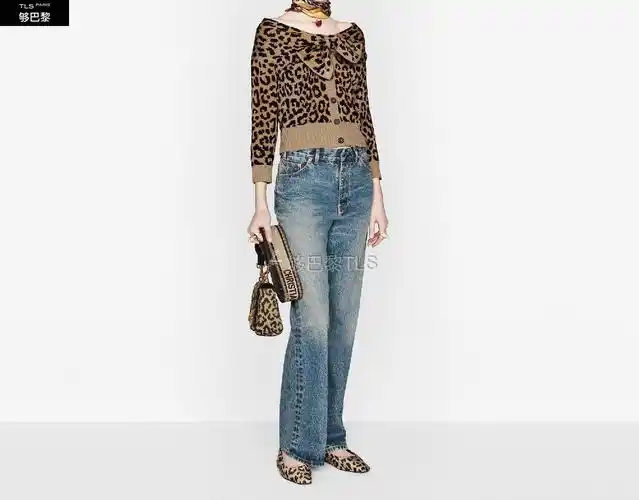 【包邮包税】 dior迪奥 21年秋冬 女士 牛仔裤 jean evase 152p24a