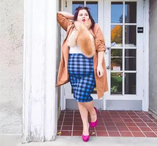 加拿大200斤时尚胖女孩圆模特梦