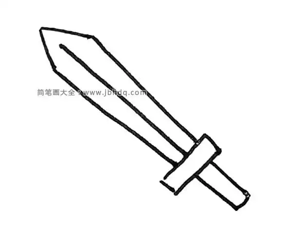 学画漂亮的宝剑