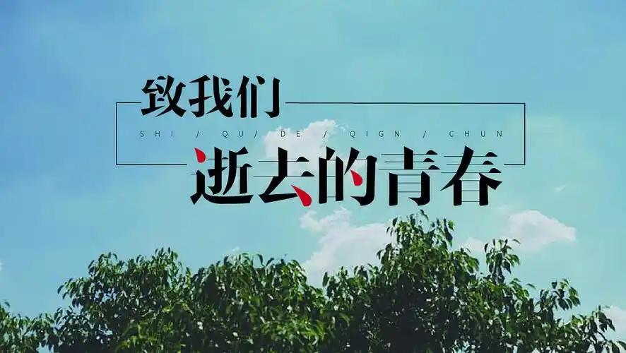 逝去的青春