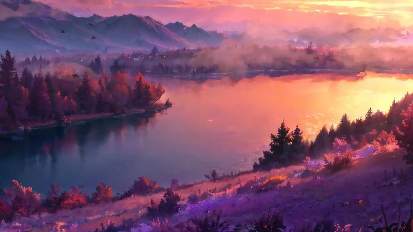 今日壁纸推荐99(唯美意境)1.seagulls on th - 抖音