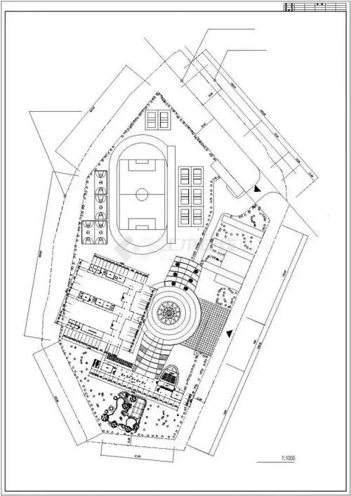 某中学规划设计图