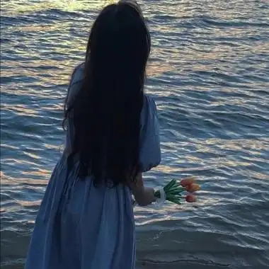 贰迟氛围感看海真人女头