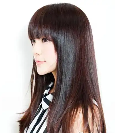 齐刘海中长直发