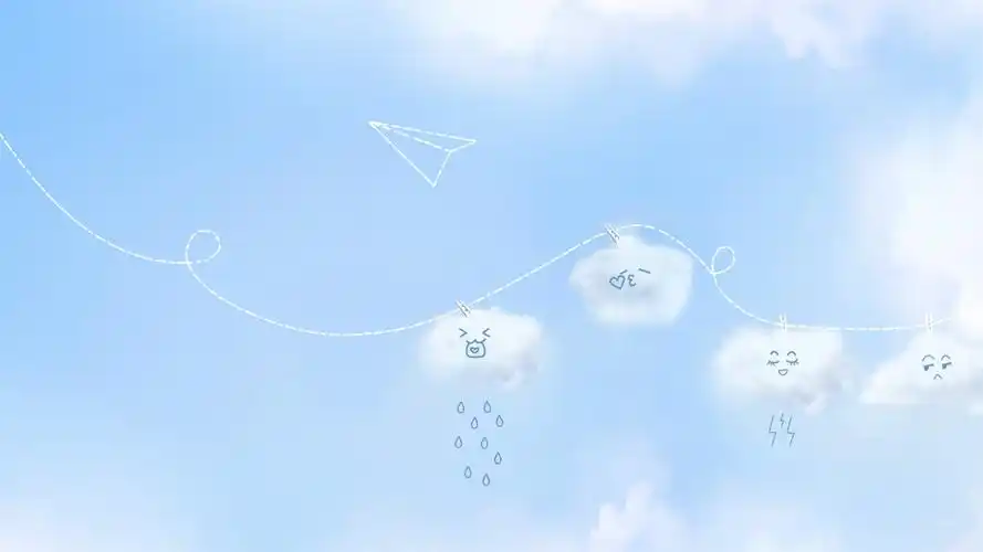 可爱云朵 其它壁纸 其它图片大全 其它桌面壁纸大全 免费其它高清壁纸