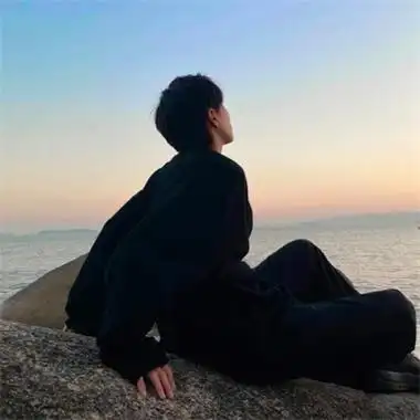 干净好看的优质背影帅气男头