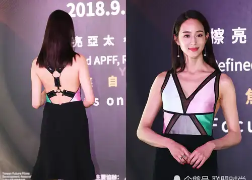 张钧甯胆真大,露背装仅靠两个铁环固定住,网友:不嫌磕