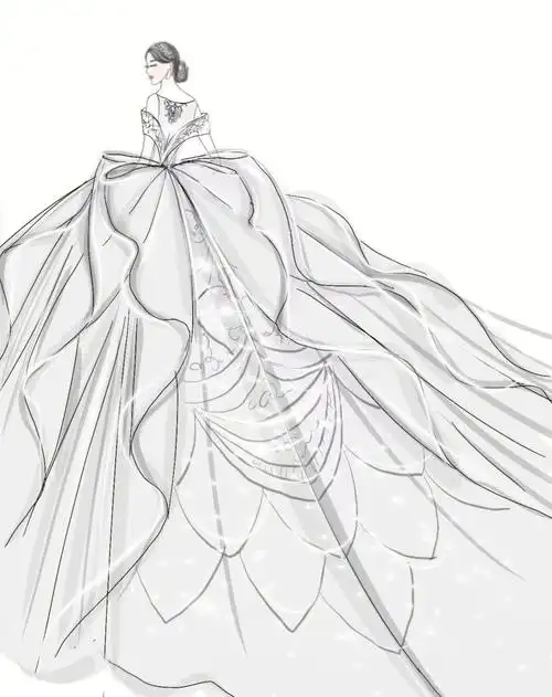 yk再度出现爆款婚纱你喜欢么