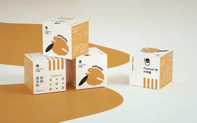 forever18代早餐五谷杂粮即食麦片食品包装设计