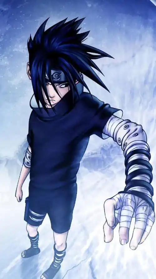 1080x1920图片下载_火影忍者宇智波佐助出招帅气手机图片壁纸_591彩信