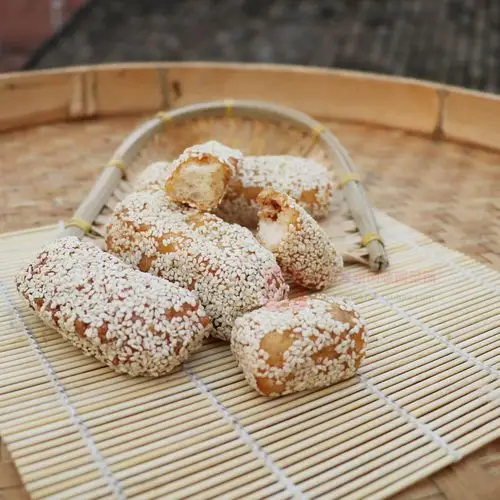 江西赣南大余信丰小吃特产麻枣 手工零食小吃 芝麻酪糕点 2件包邮