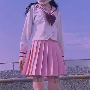 草莓树 可爱幼稚园jk制服红色新年款水手服套装1人付款65