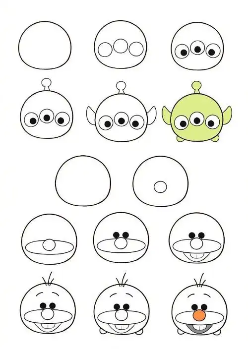 嗷嗷嗷可可爱爱的一组萌物简笔画手把手教你