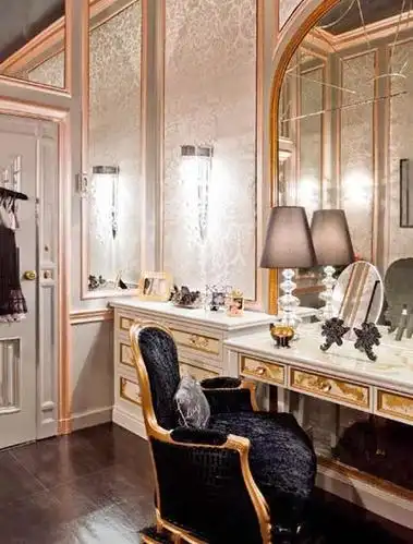 美丽变身魔法屋  10图奢华化妆间设计参考图