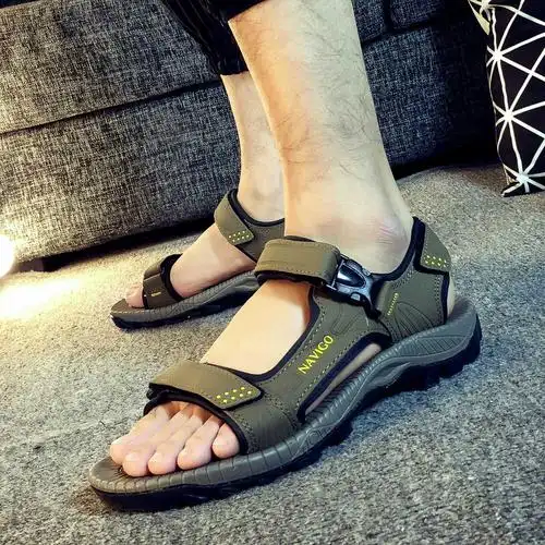 正品越南纳维戈男凉鞋新款休闲潮男士户外沙滩鞋运动夏季一件代发