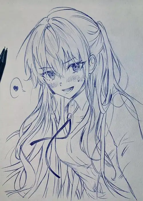 临摹 #动漫 #二次元 #阿尼亚 #绘画  @抖音小助手 @dou 小助手