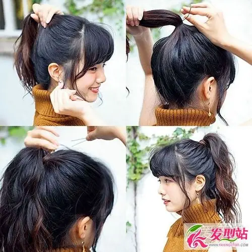 长发女生怎么梳头发好看 简单又好看的5款女生扎发教程_发型站_最新