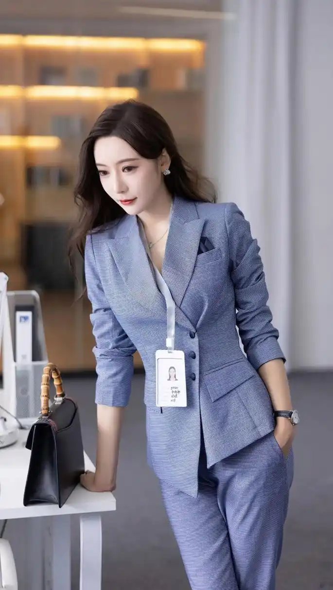 性感御姐# 职业装尽显女人的成熟魅力十足