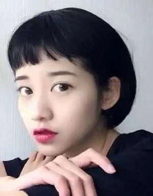 网红刘海发型图片最新款2022最流行的刘海图片