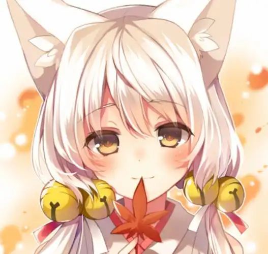 萌萌哒动漫女头像可爱的耳朵甜美的笑容都让人心动