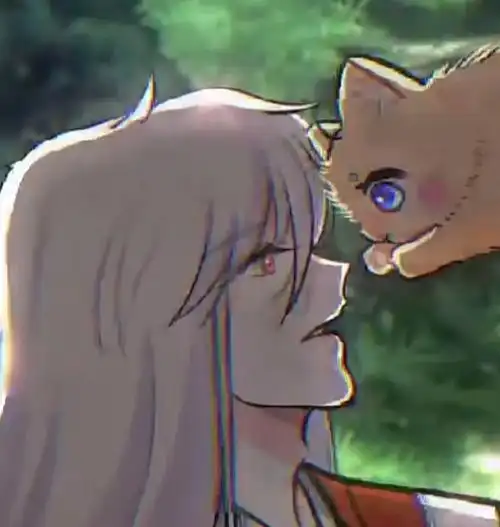 鬼王大人和白真真的情侣头像200