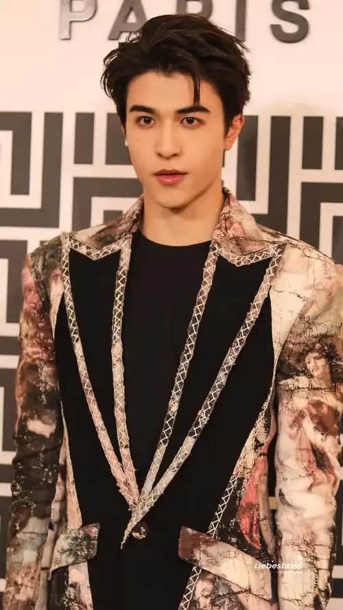 尹浩宇巴黎时装周##尹浩宇balmain巴尔曼品牌挚友