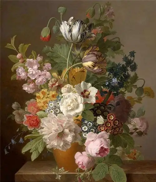 【油画】欧洲古典名画·花卉篇