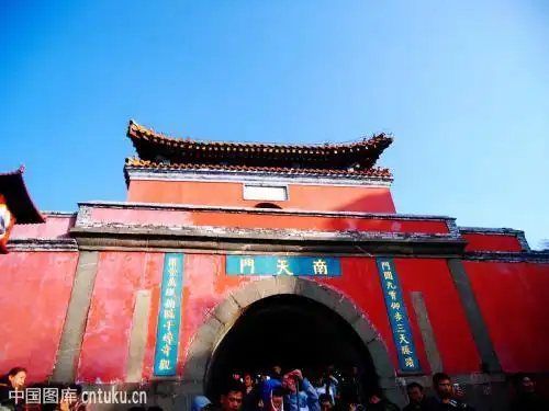 南天门的简笔画颜色 简笔画图片大全-普车都