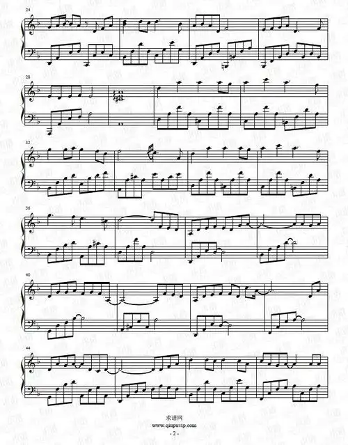 借_毛不易_钢琴谱_求谱网