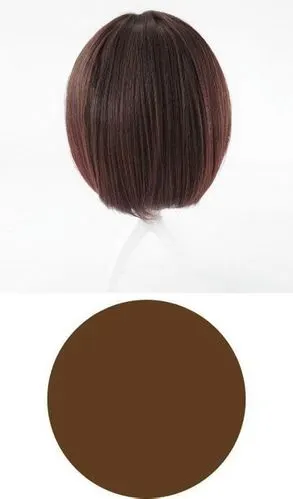 是有区别的,如图,上面的是深栗色,下面的是深棕色