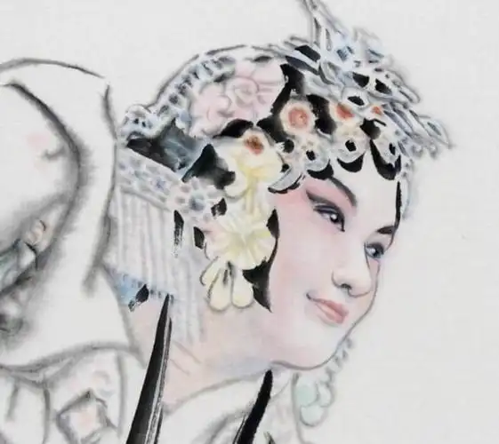 戏曲人物作品---季仁葵的墨彩艺术