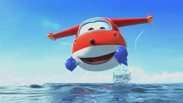 超级飞侠:糟糕,乐迪飞行途中遇到了鲨鱼,他还能继续完成任务吗