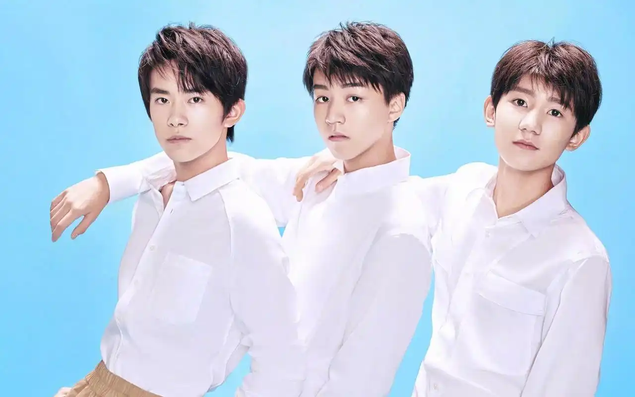 tfboys衬衣帅气时尚写真高清桌面壁纸图片