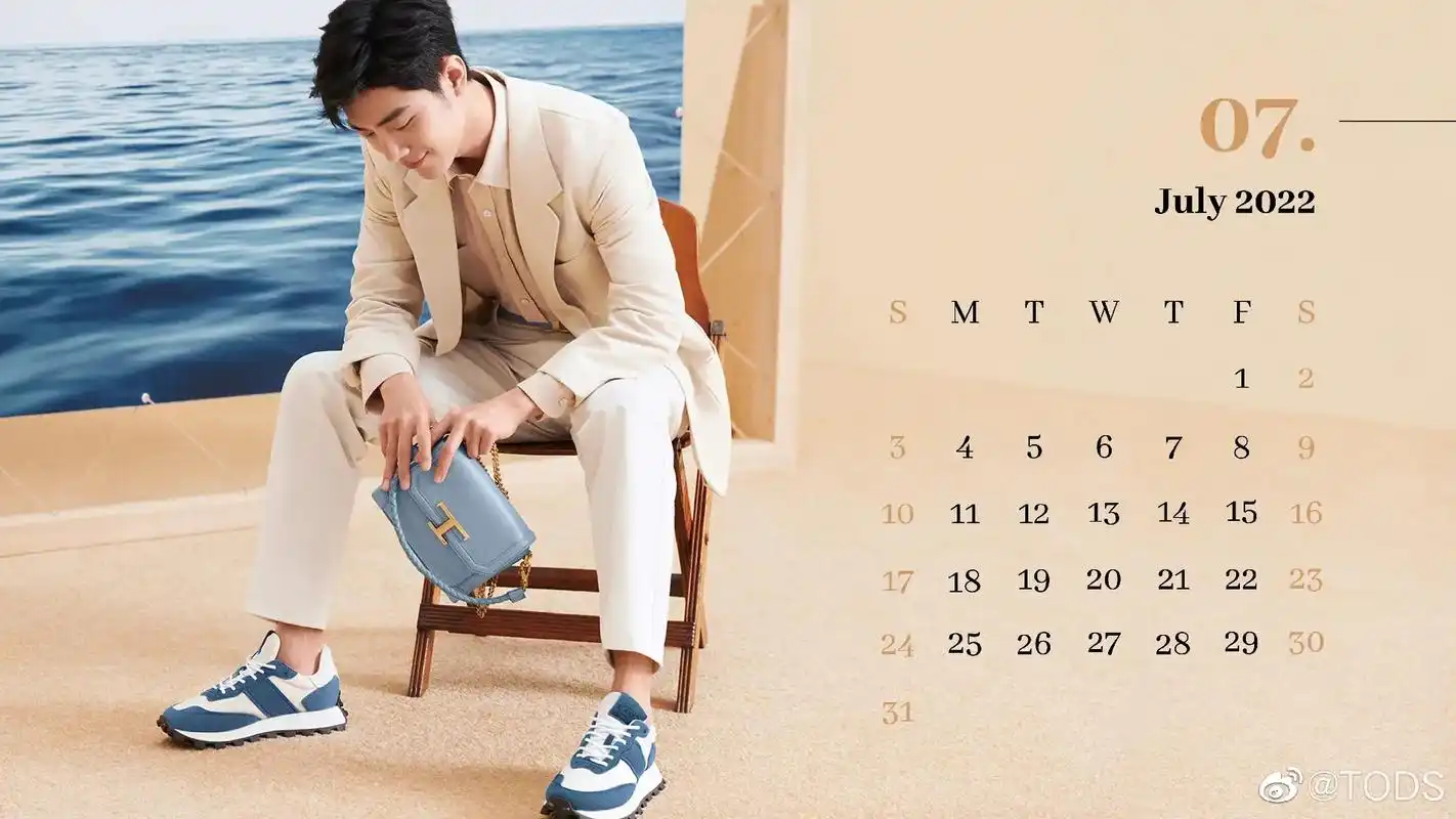 新物料,日历壁纸!#tods品牌代言人肖战 #小飞侠 - 抖音